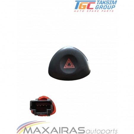 Hazard switch for Renault Clio II